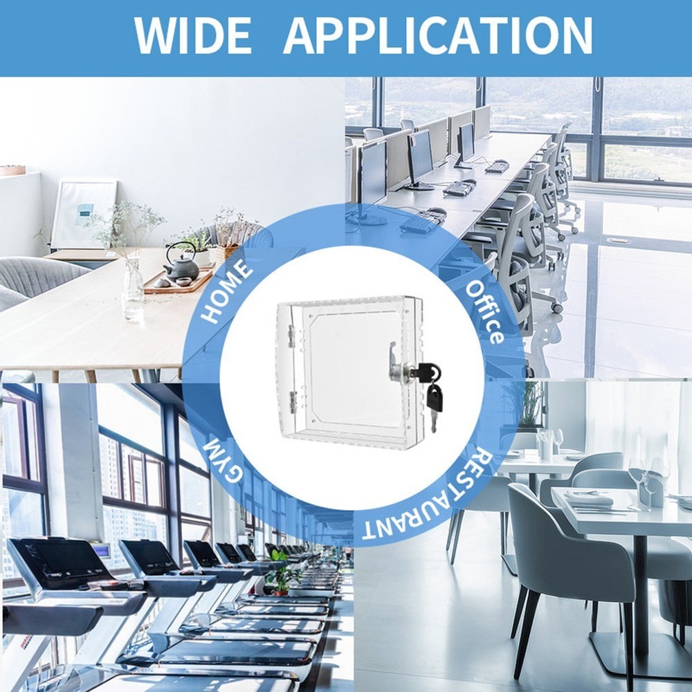 Lockable Transparent Guard Box for Energy Efficient Temperature Control