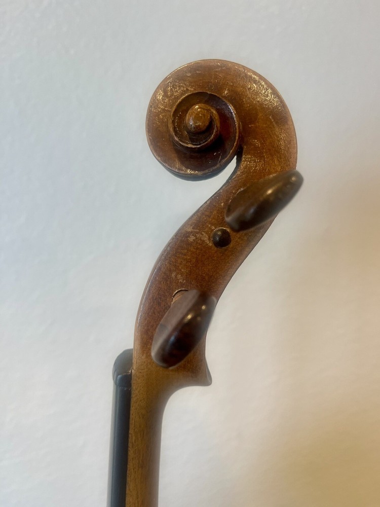 Old 4/4 19th C German Violin - Beautiful 1 Piece Back