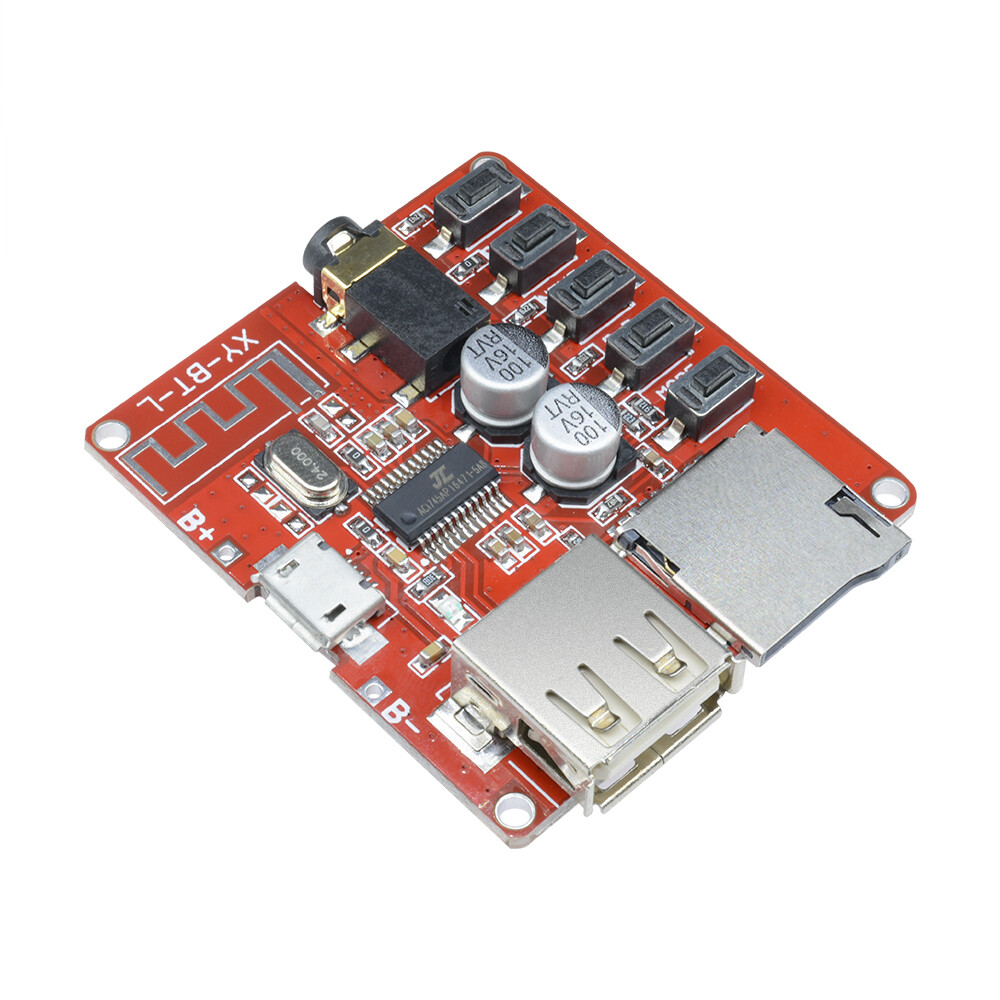 Bluetooth 4.1 Audio Decoder MP3 Player Board 3.7-5V Micro USB TF SD Card Module