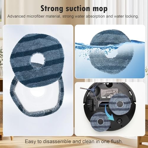 21 Pcs Accessories Kit Compatible with eufy Vacuum eufy robovac c20 accessory