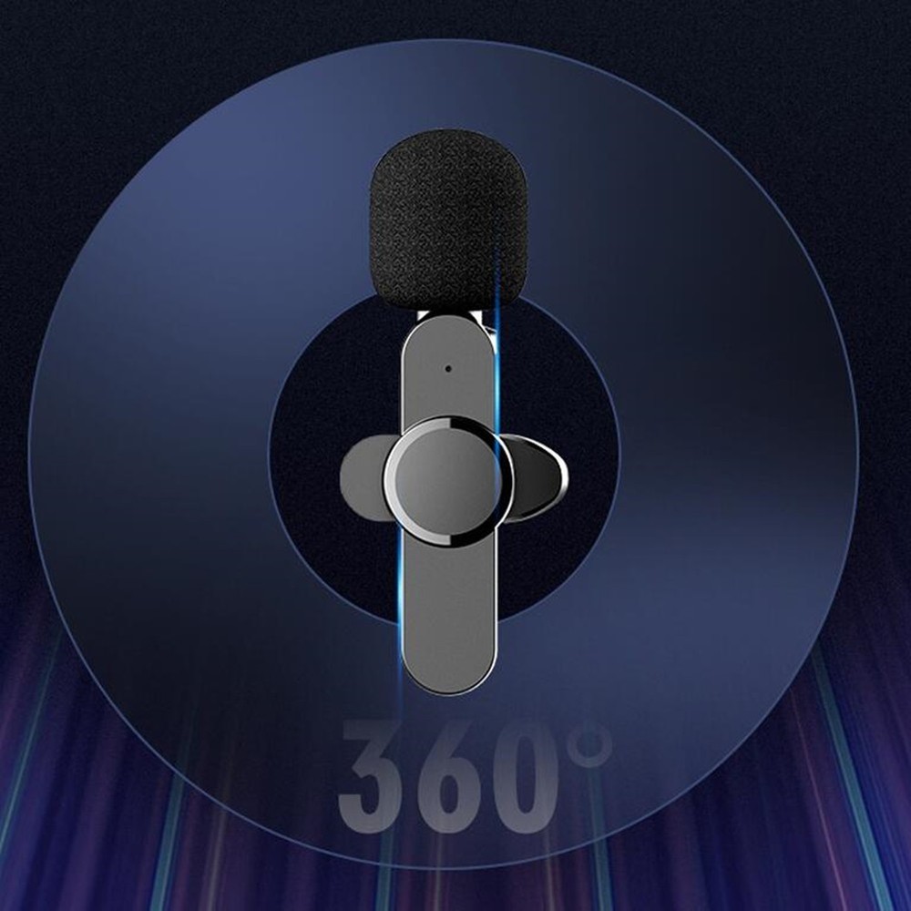 Wireless Microphone Mini Audio With Type-C Receiver For Conference Interview D