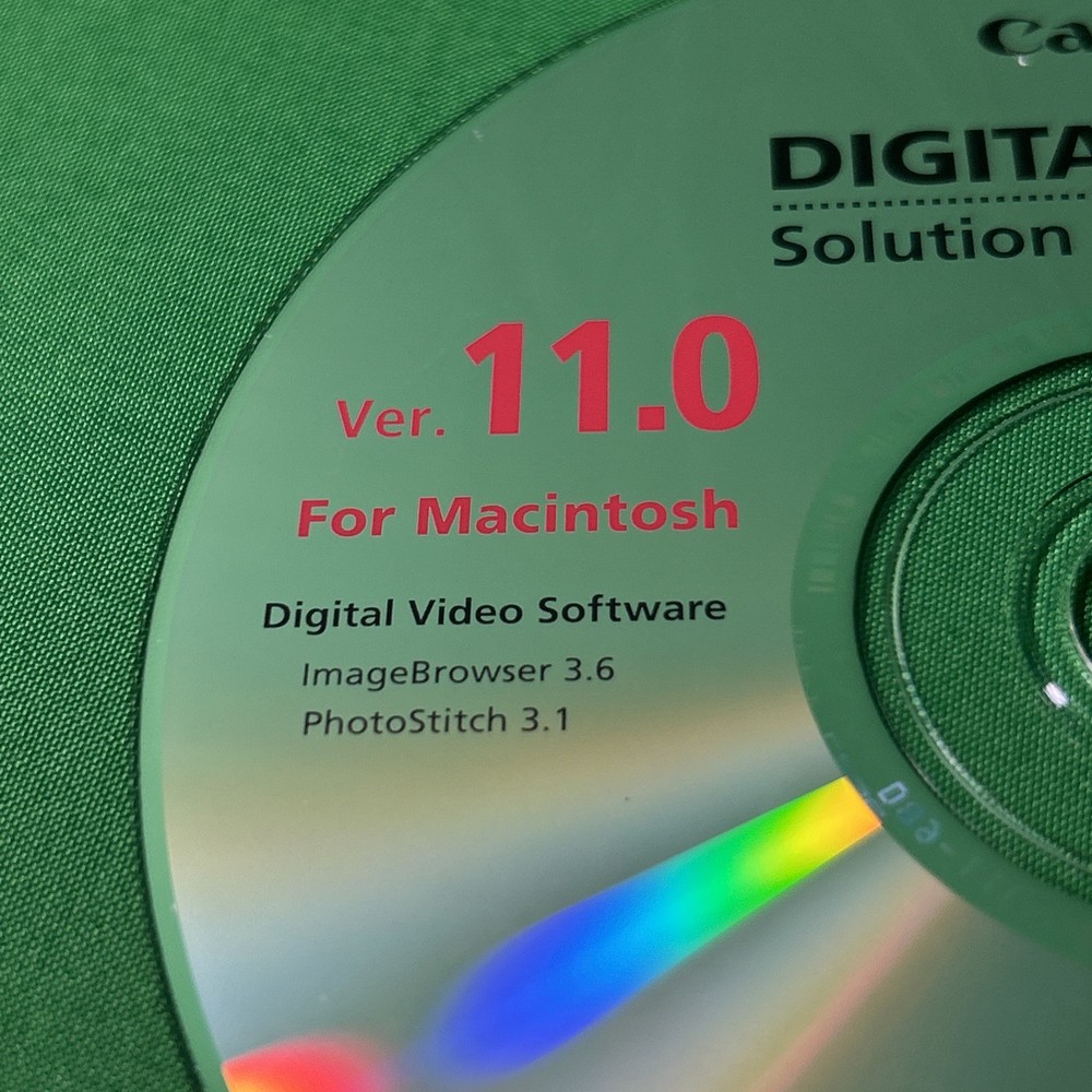 CANON Digital Camera Solution Disk Ver. 17.1/17.2 Mac/Windows CD-ROM DISCS ONLY