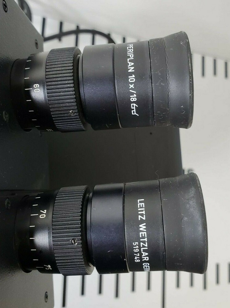 LEITZ LABORLUX S MICROSCOPE w/ 4 Objectives