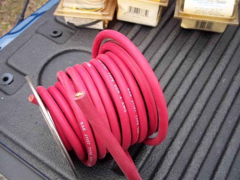 Grote - 82-6717 - Battery Cable, 4 Grade - 18ft. Roll - Red