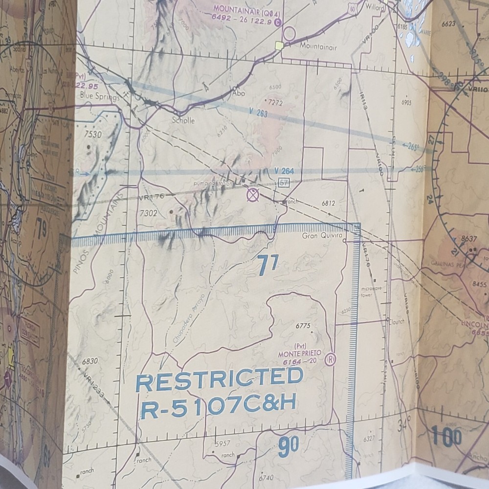 Aeronautical Chart Albuquerque 1995