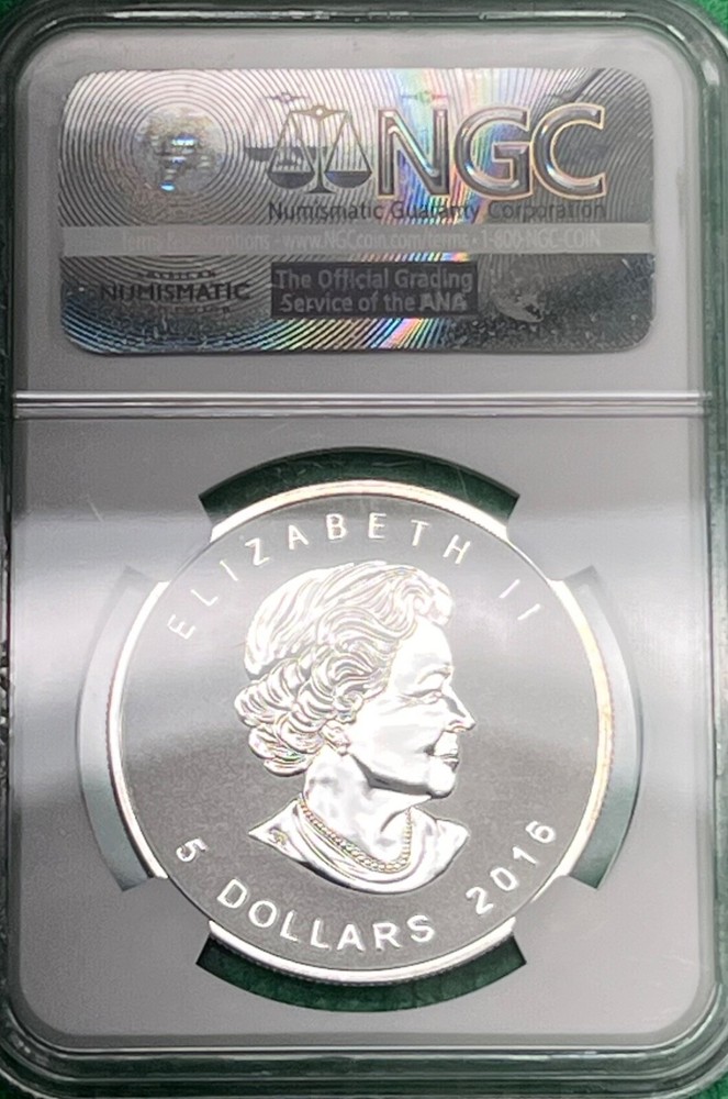 2016 Canada $5 Maple Leaf Monkey Privy Reverse Proof Early Release NGC PF 69