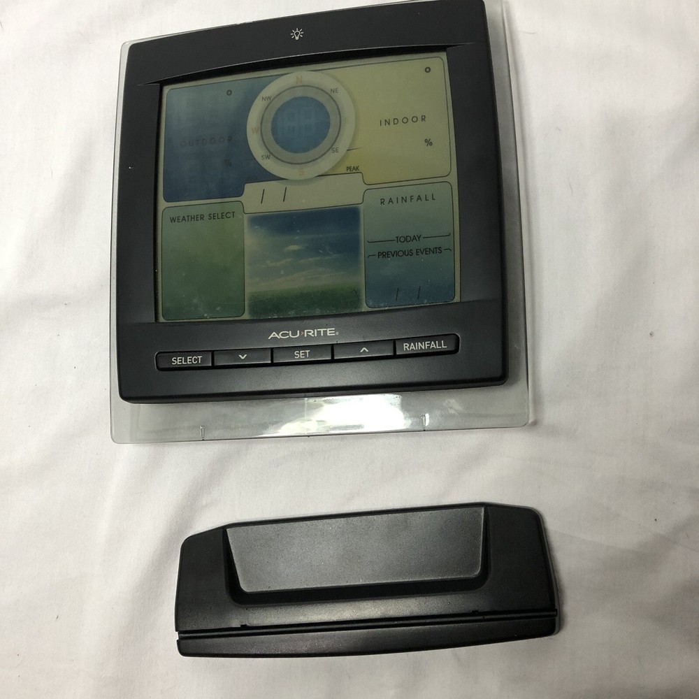 AcuRite Easy 5-in-1 PRO Weather Station Wireless Sensor Model 01533 Display Box
