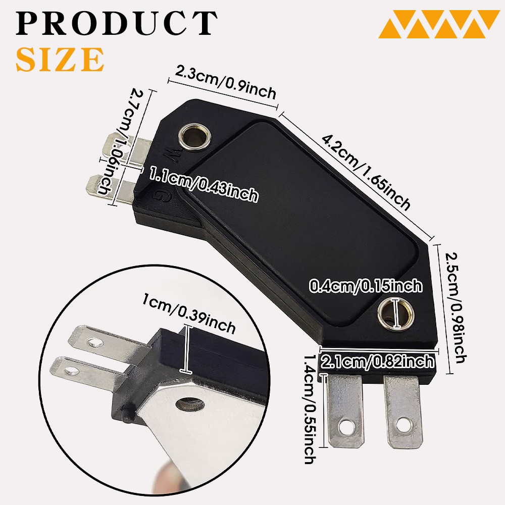 Ignition Control Module 4 Pin HEI Distributor for GM Chevy 1974-1988 Replacement