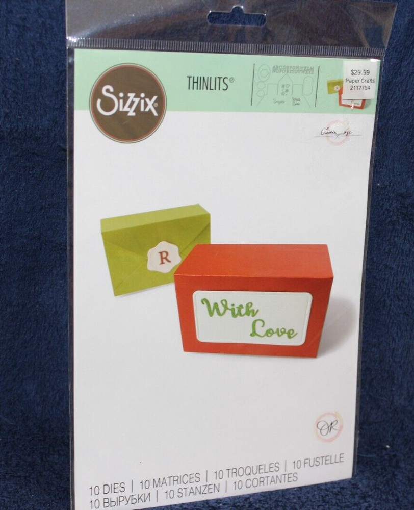 Sizzix Thinlits Die Set - Box, Envelope