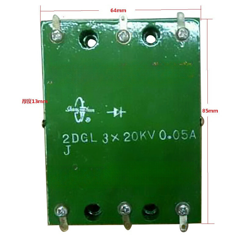 1pcs 2DGL3X20KV 0.05A Three Phase High frequency/voltage Rectifier Silicon Stack