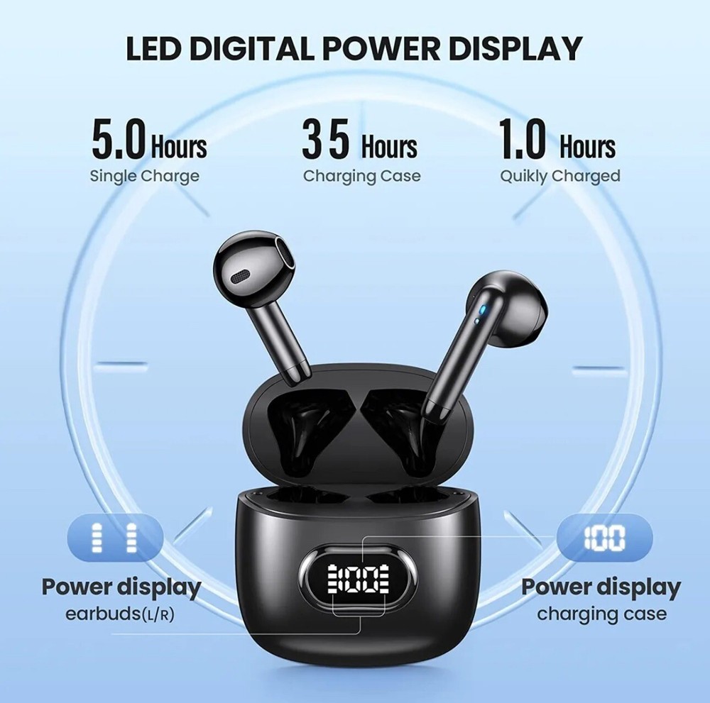 Wireless Headphones TWS Earbuds Bluetooth Stereo Headset for Galaxy Note20