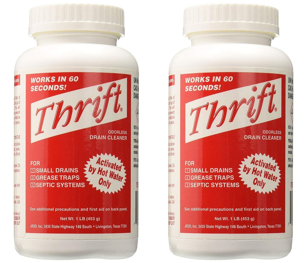 T-100 Alkaline Based 1-Pound Granular Drain Cleaner (2-(Pack))