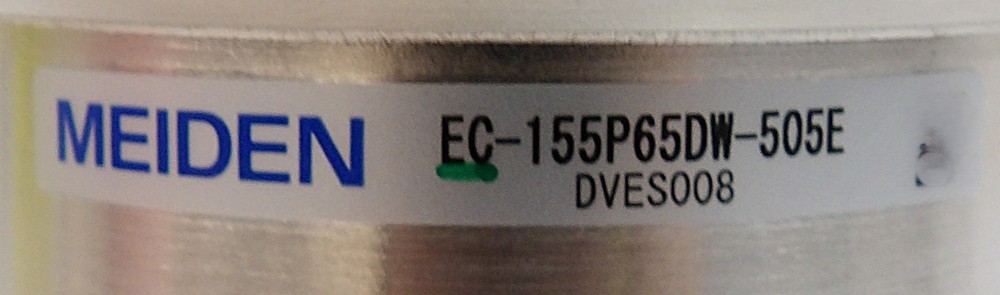 Meiden EC-155P65DW-505E Motorized Variable Type Vacuum Capacitor Working