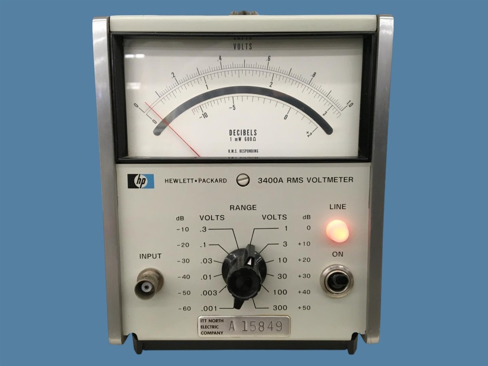 Hewlett-Packard 3400A RMS Voltmeter