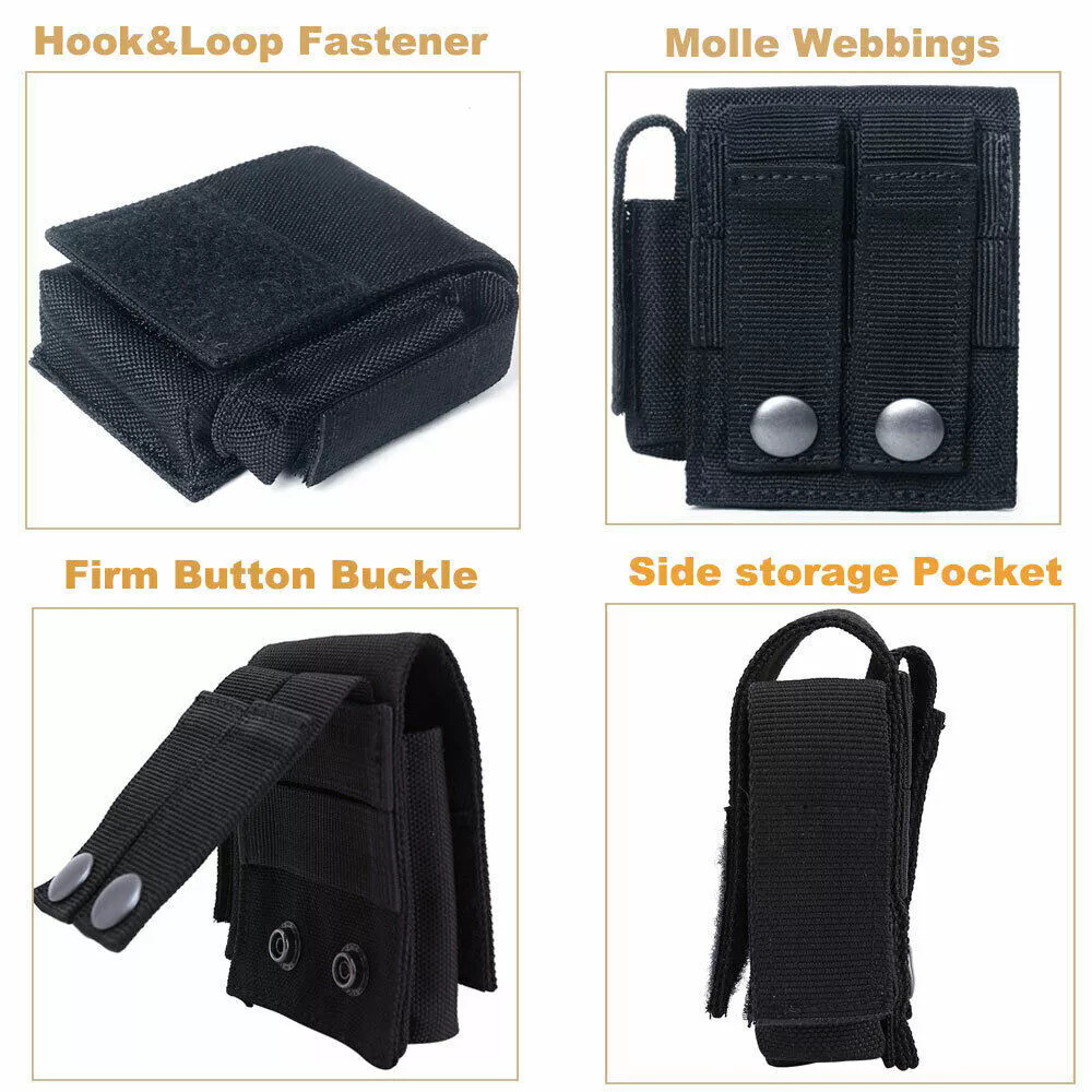US Tactical Cigarette Pouch Molle Small Tools Bag Battery Cigarette Case Utility