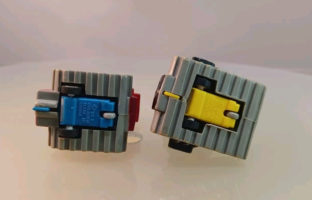 McDonald's Runaway Robots Pullback Pair, Red & Black - 1985