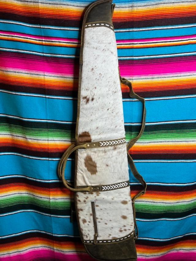 MYRA ~ LEATHER ~ COWHIDE ~ SOFT ~ RIFLE ~ STORAGE ~ CASE