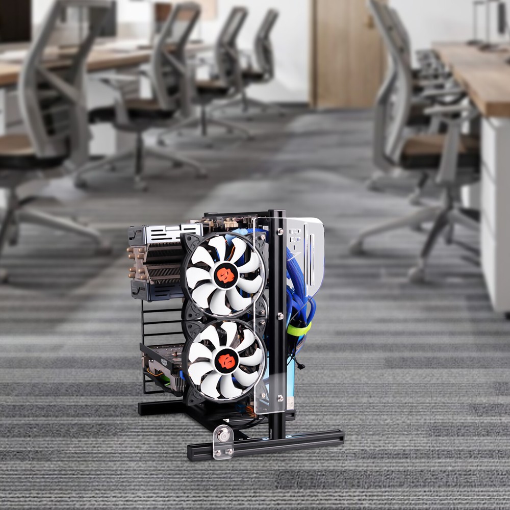 DIY PC Frame Vertical Test Bench Open Air Case Chassic Motherboard Frame Holder