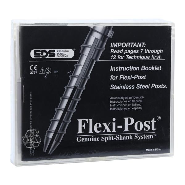 EDS 110-00 Flexi-Post Endodontic Post Kit 0-1-2 Assorted Stainless Steel