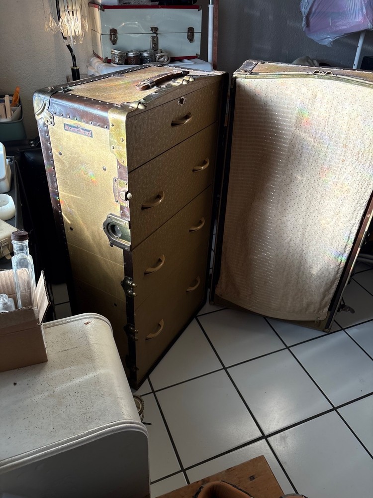 steamer trunk wardrobe 1920/1930s