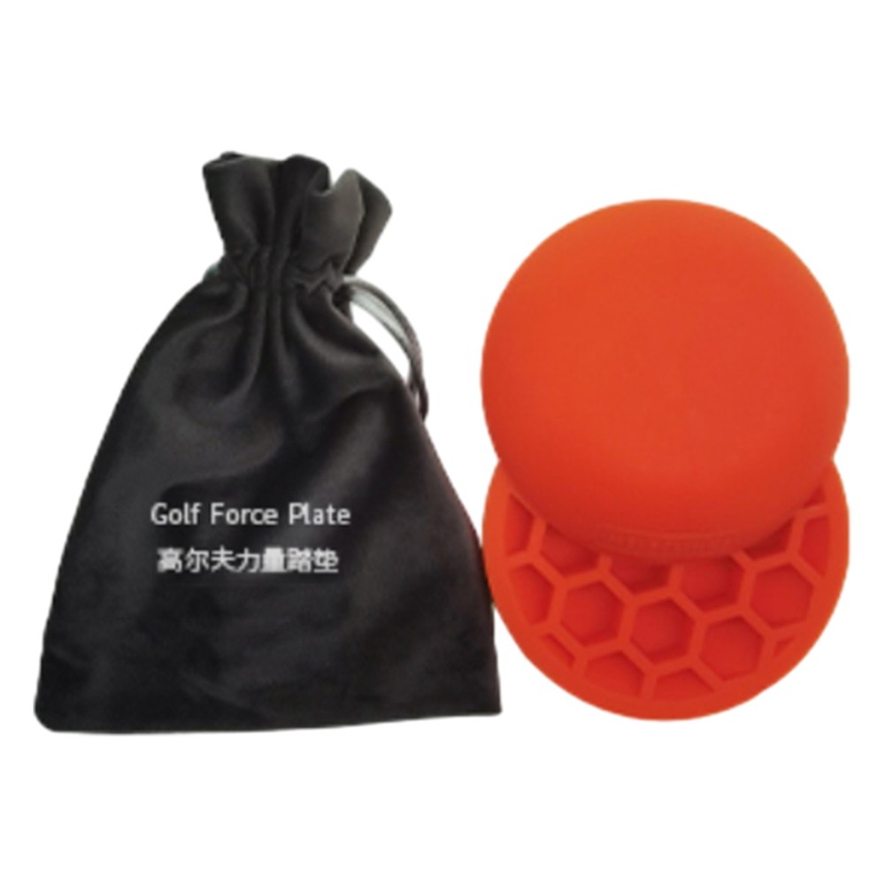 Golf Force Pedal Reusable Rubber Golf Swing Step Pad Golf Training Aid