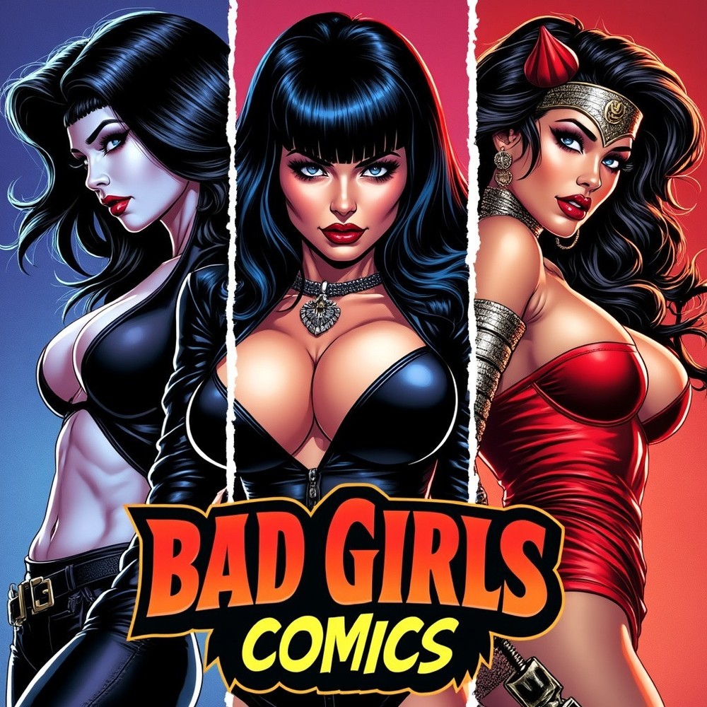 BAD GIRLS comics!!! dc, marvel, indie