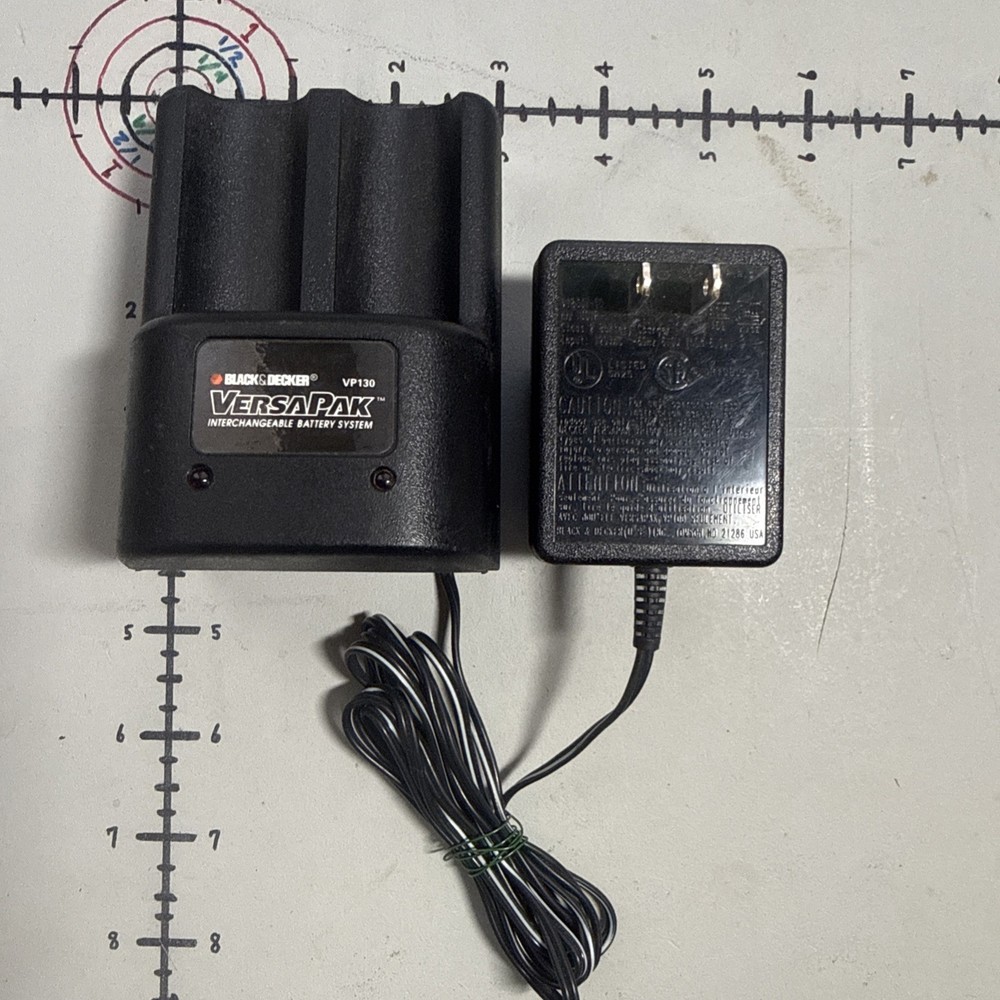 Black & Decker Cordless Screw Driver Power Driver Wall Charger Only.