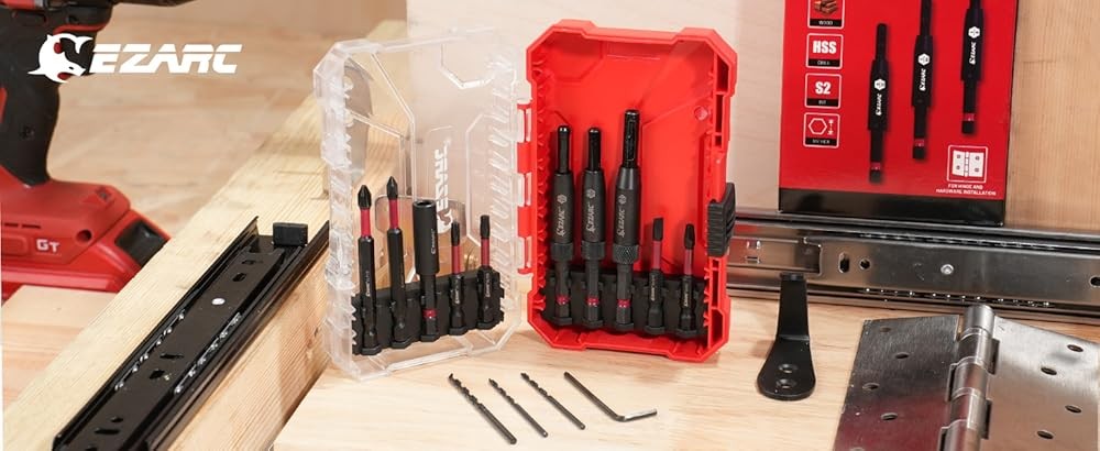 Self Centering Drill Bit Set, Center Drill Bit Set with Replacement