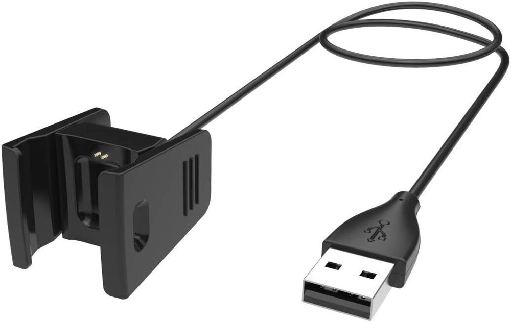 Replacement USB Charger Charging Cord Adapter compatible with Fitbit Charge 2