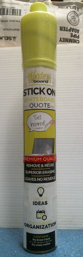Writey Board  Stick On White Board QUOTE (00383)  FS