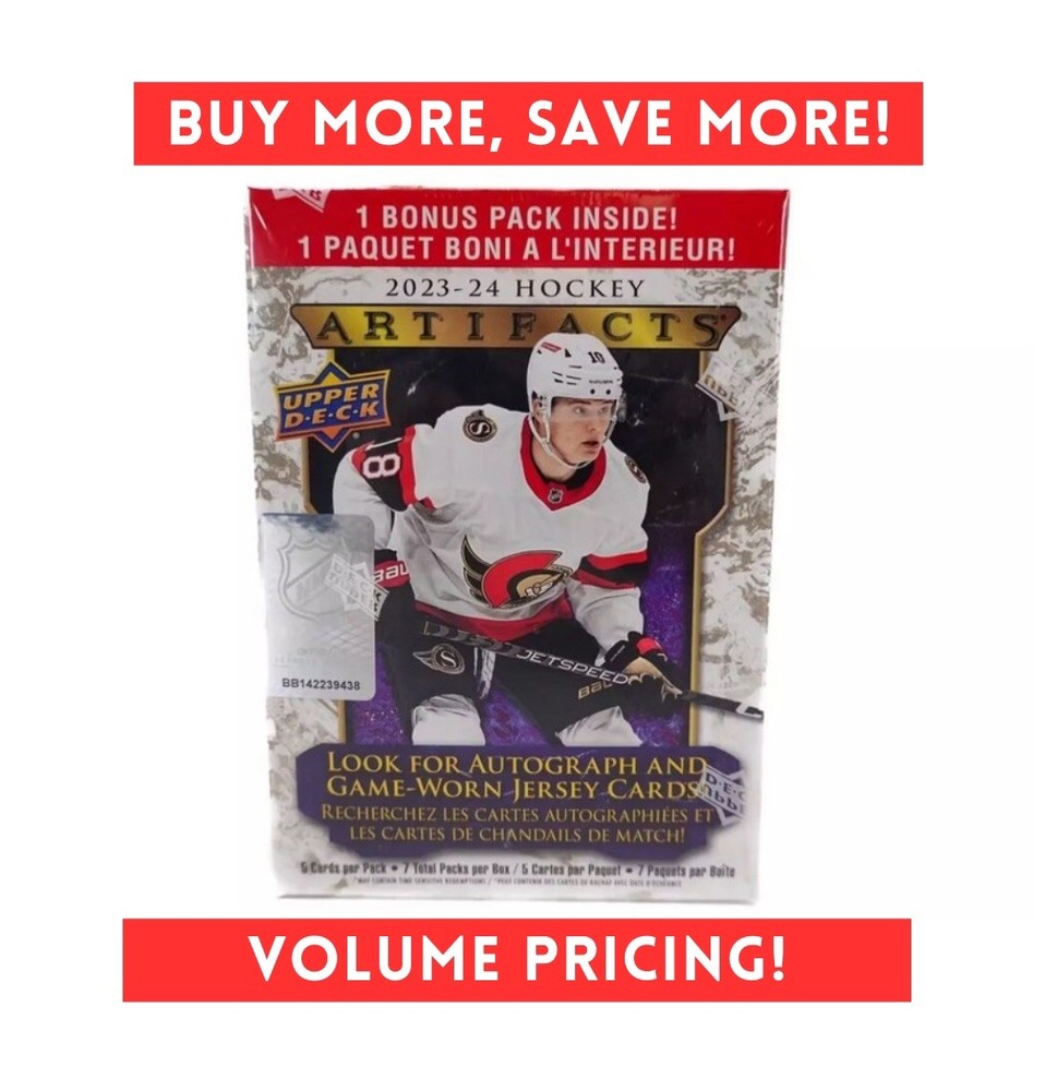 2023-24 Upper Deck Artifacts Hockey 7 Pack Blaster Box