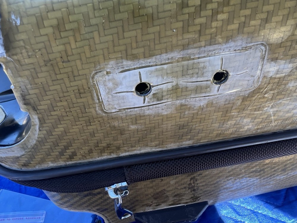 Tumi Alpha Suitcase Feet Brown Luggage Replacement Part