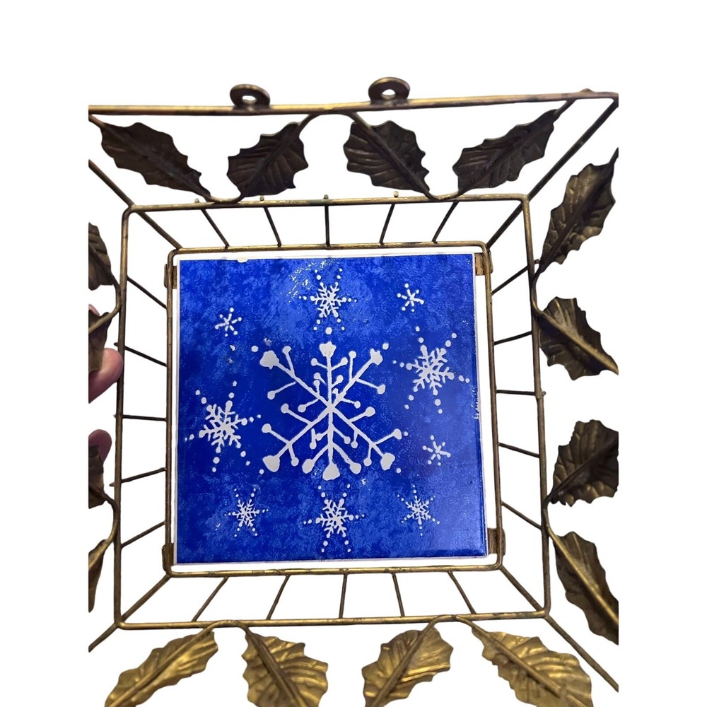 Metal Snowflake Trivet Wall Decor