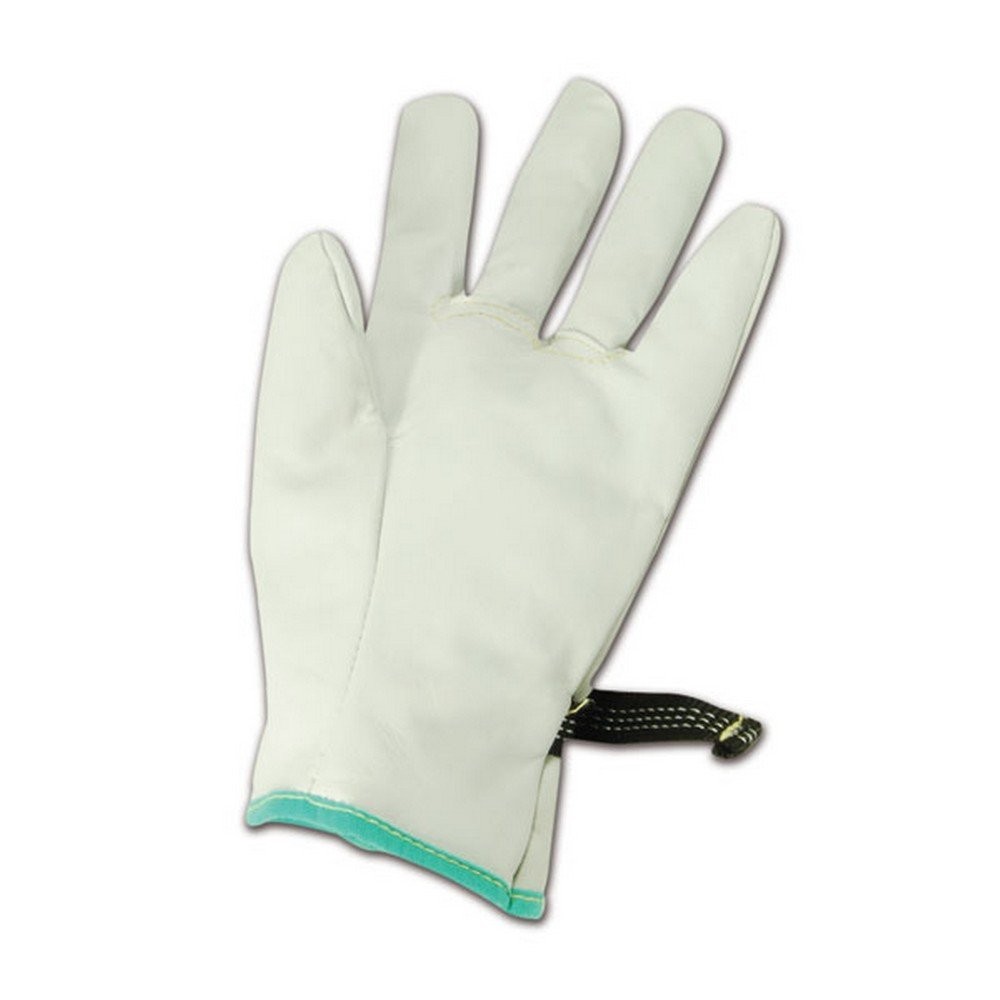 PowerMaster 12501PS Leather Linesmen Protector Gloves, 1 Pair, 9.5” Length, S...