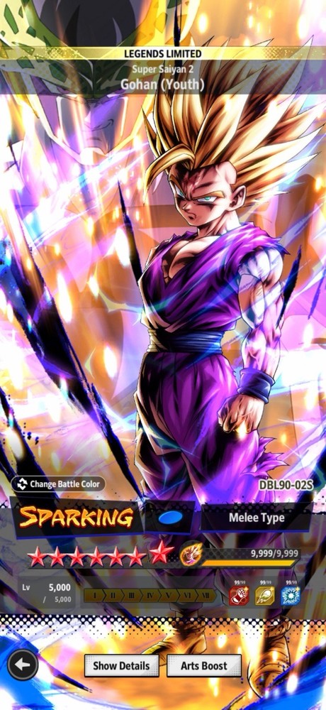 Dragon Ball Legends account 14*gohan