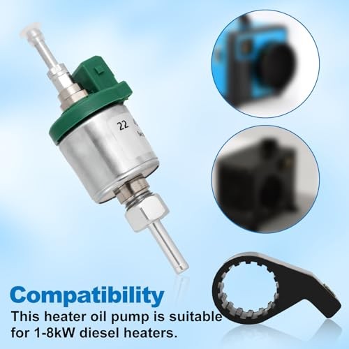 Diesel Oil Fuel Pump Kit, Low Noise Air Heater Electric Fuel Pump for 12V/24V