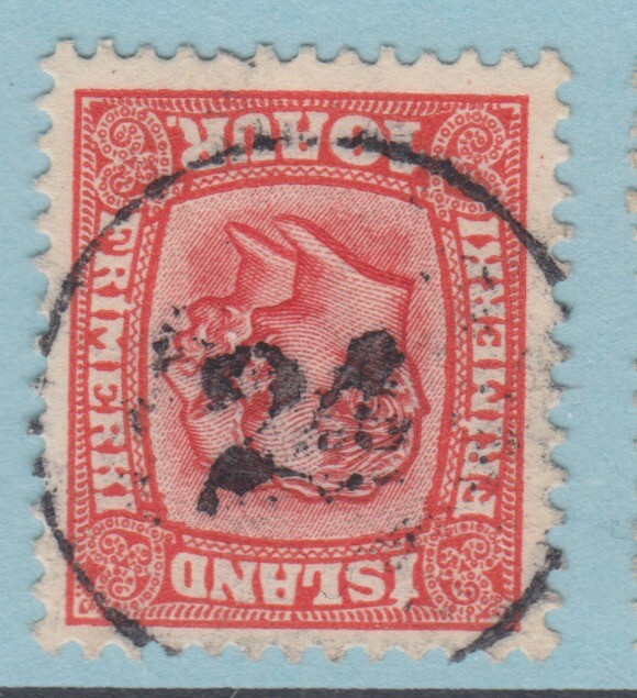 ICELAND  NUMERAL CANCELLATION 24 HOLMUR