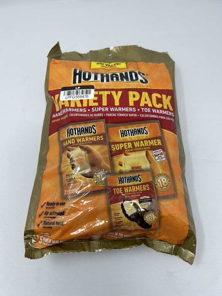 Hot Hands Variety Pack Warmers