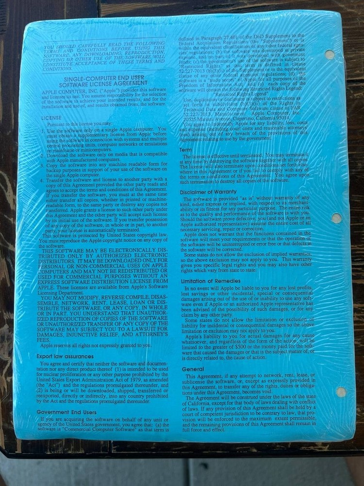 Apple MPW Programmer’s Workshop Reference v1.0 APDA Manual w/ Disk