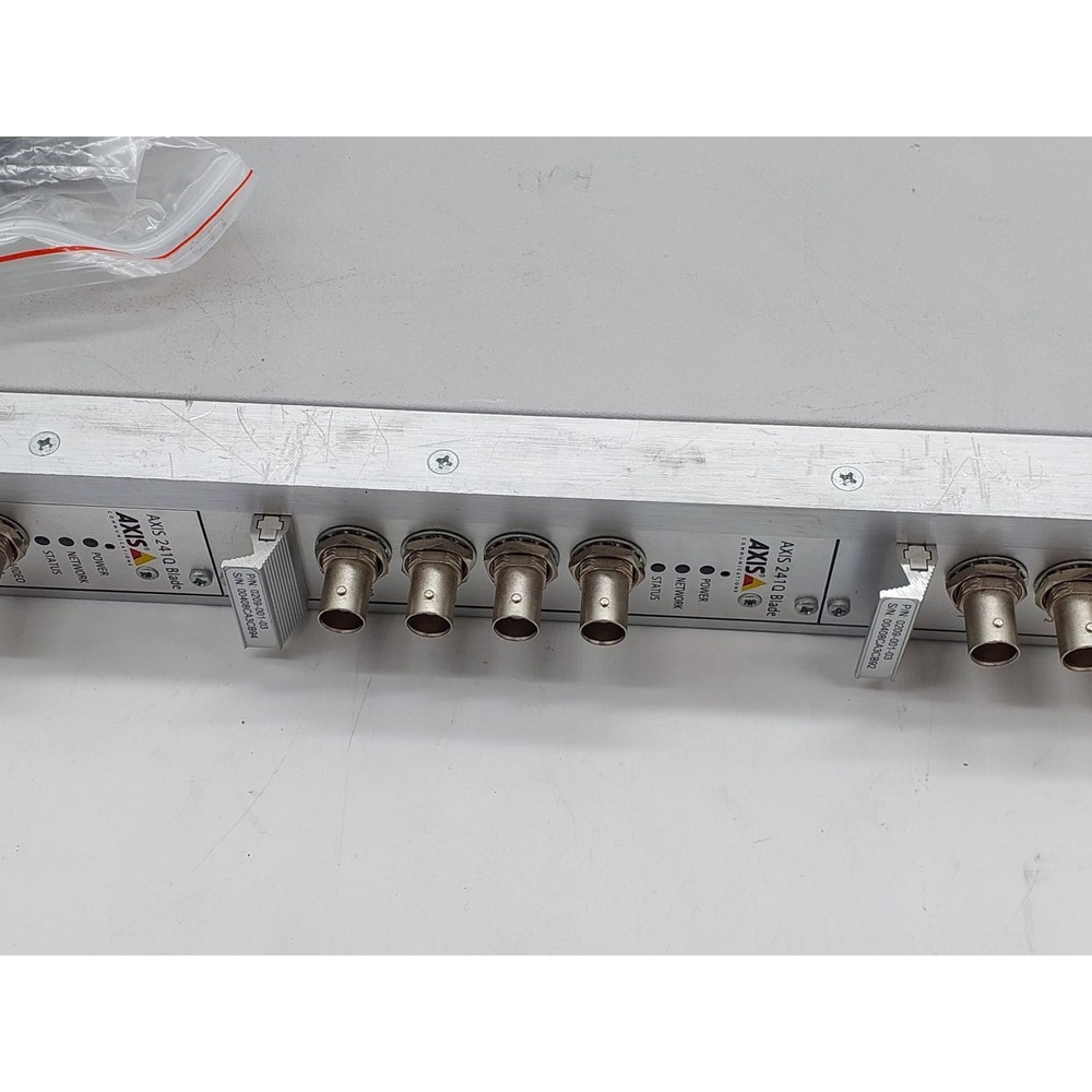 Axis 291 1U Server Rack High-Density Video Encoder Rack w/ 3 241Q 4 Ch Servers