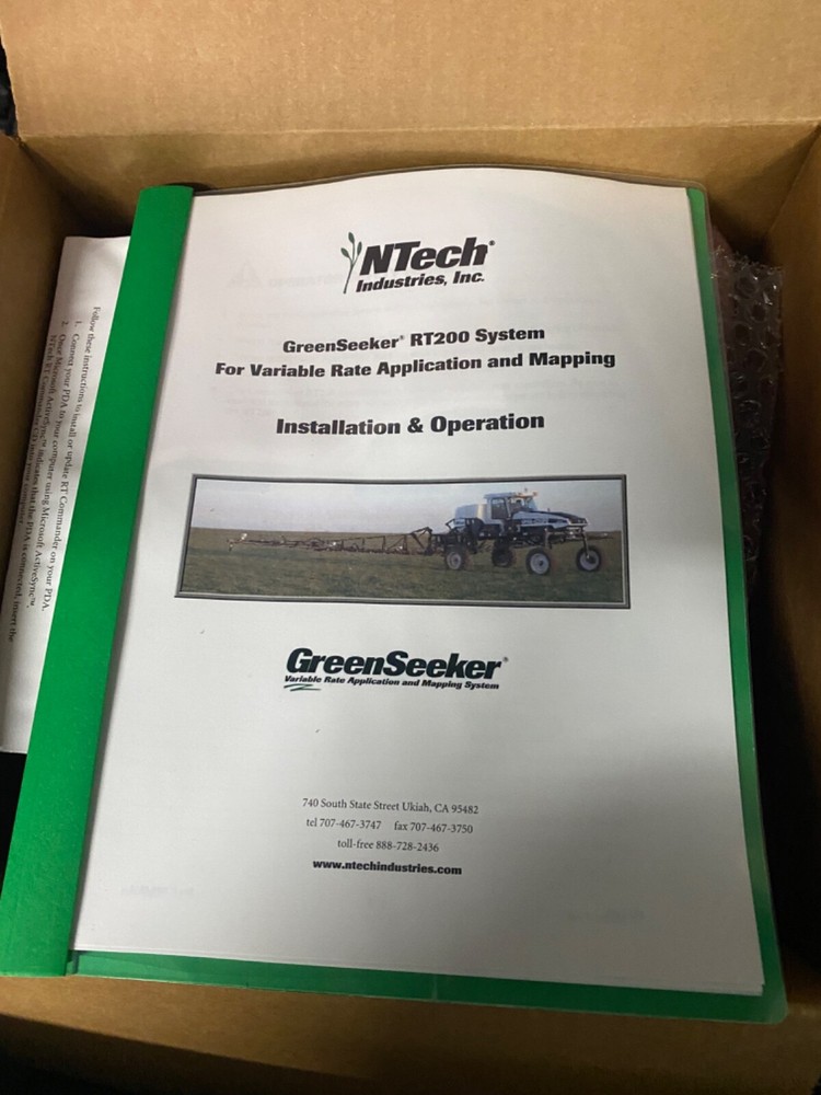 Trimble Greenseeker RT200 variable rate application and mapping system