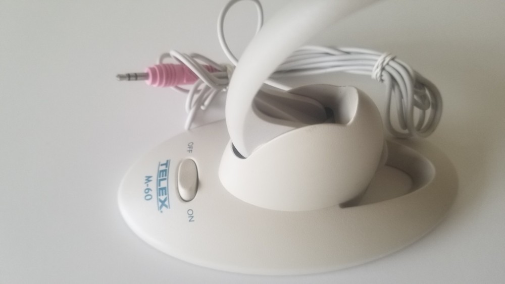 Telex Desktop Computer Microphone M- 60 (NEVER USED)