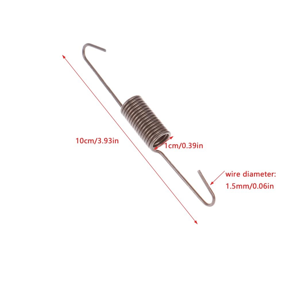 UtySty 20 Pack 10CM Sofa Mechanism Stretch Spring Replacement Silver