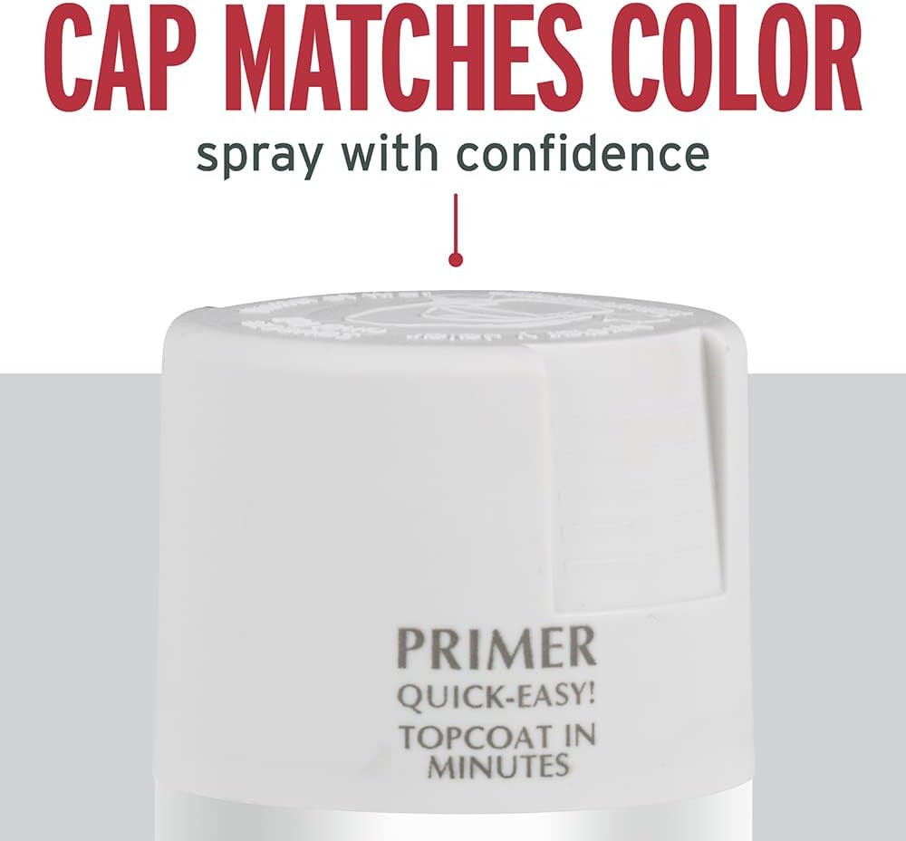 7780830 Stops Rust Clean Metal Primer Spray, 12 Oz, Flat White