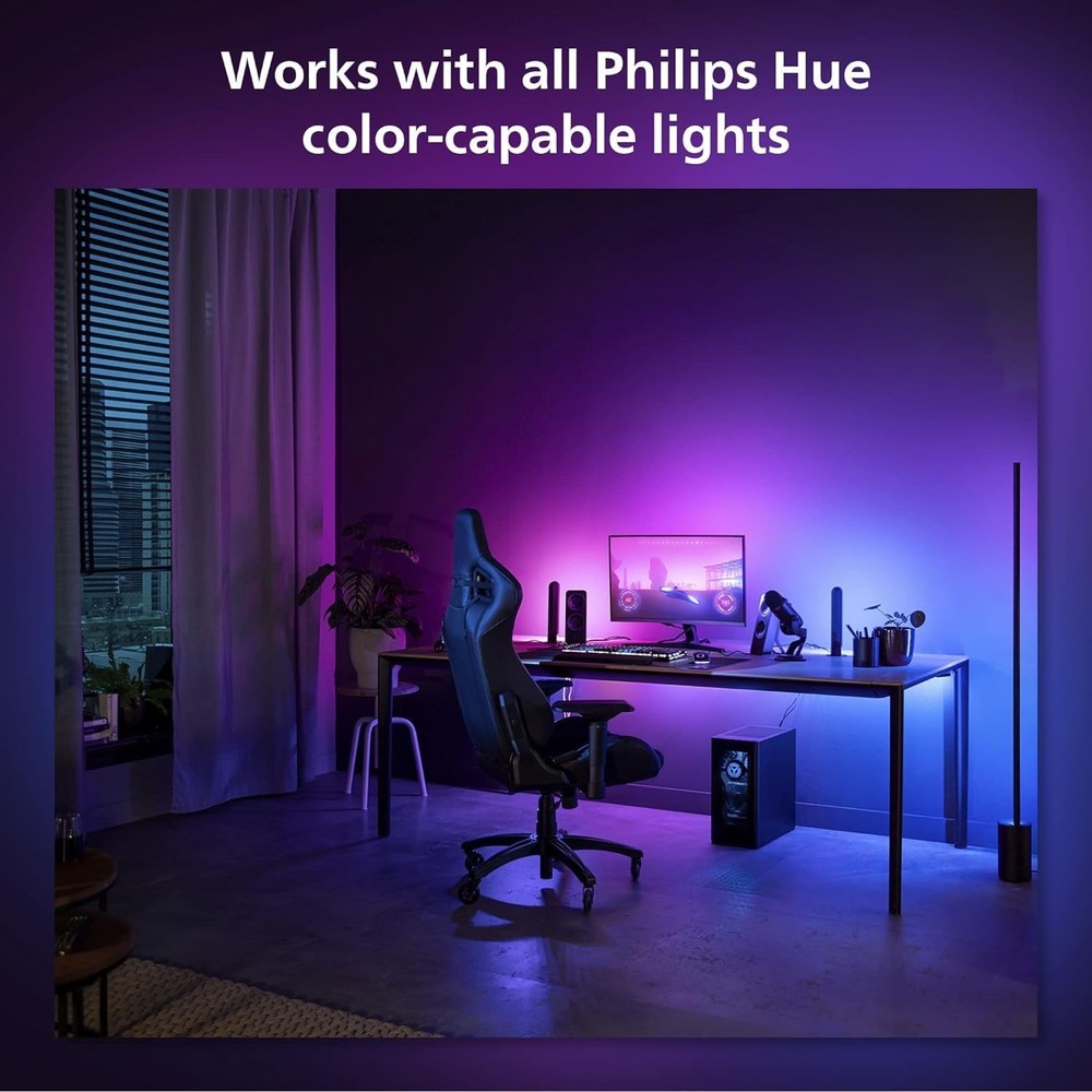 Philips Hue Play Gradient Lightstrip For 24-27 Inch Monitors Smart PC LED Setup