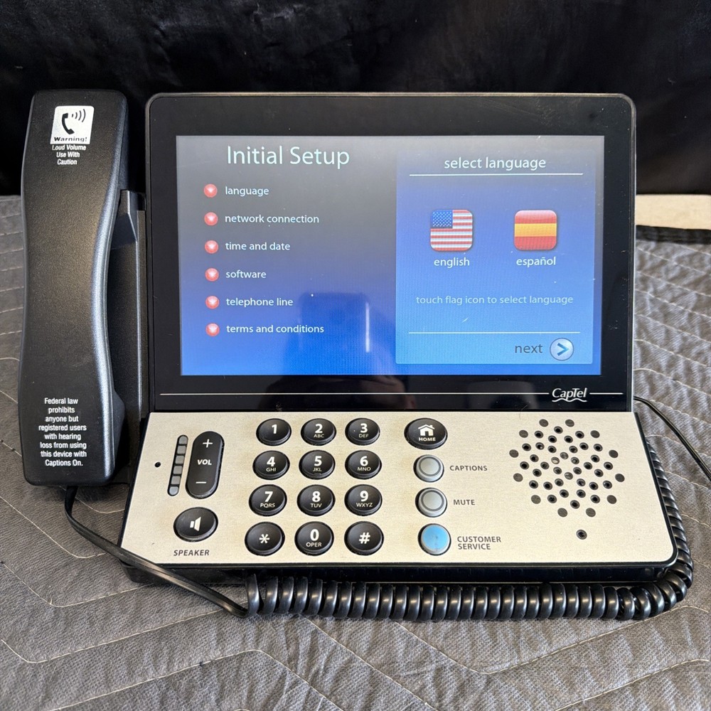 Hamilton CapTel 2400i Captioned Telephone large Touch Screen