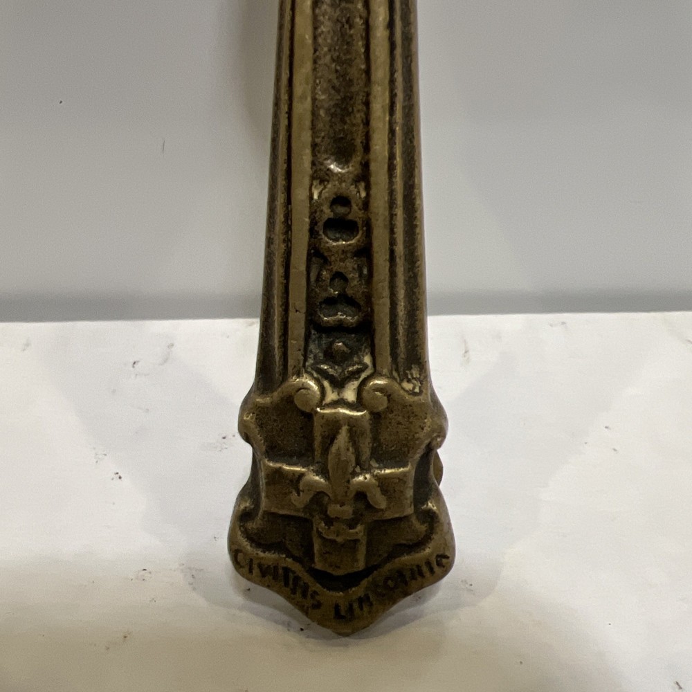 Lincoln Imp Monkey Solid Brass Gold Tone Nutcracker Peerage England Brass