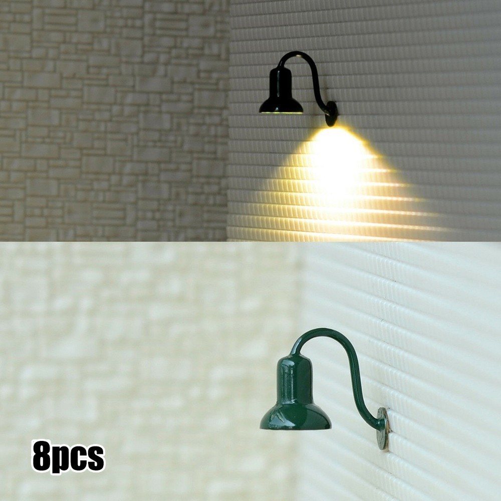 New Practical Street Wall Light Lamp Post Part Small Train Path Assembly