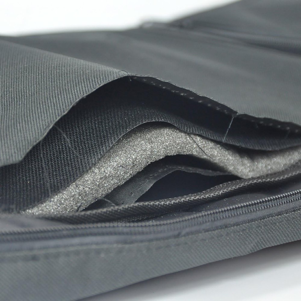 Black Mini Strat Guitar Bag - Water-Resistant & Two Compartment Design