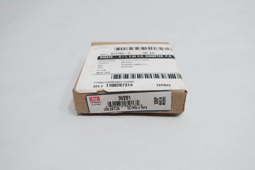 Tb Woods 3V281 V-belt Sheave